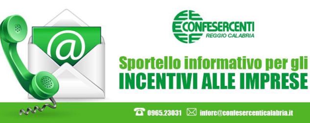 Incentivi per imprese, attivo sportello Confesercenti Reggio Numerose le occasioni offerte alle aziende per supportare, ampliare e incrementare le performance della propria attività