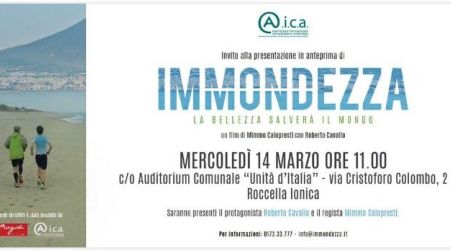 Roccella presenta nuovo film di Mimmo Calopresti "Immondezza - la Bellezza salverà il mondo" in scena all'auditorium comunale