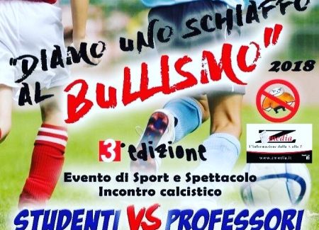 Al via la terza edizione di “Uno schiaffo al bullismo” L'evento di sport e spettacolo si terrà martedì 22, a Rosarno