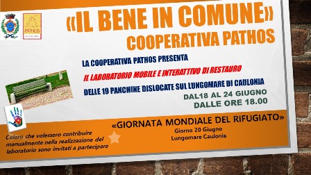 Caulonia, iniziative per la giornata mondiale del rifugiato Progetto promosso dall'amministrazione comunale con la cooperativa Pathos