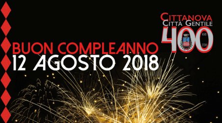 Cittanova: il 12 agosto grande festa per i 400 anni Di giorno le bande musicali si alterneranno per le strade della città, la sera tutti in piazza per seguire la produzione teatrale originale di Manfridi con la regia di Salines e il gran finale con i giochi pirotecnici a tempo di musica