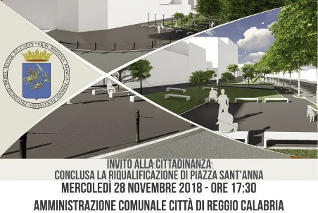 Reggio, concluso il restyling di piazza Sant’Anna Spesi 60mila euro. Domani l'inaugurazione