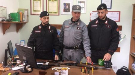 Introduzione armi in area protetta, denunciati 2 cacciatori Servizio di controllo dei Carabinieri Forestali mirato alla prevenzione del bracconaggio