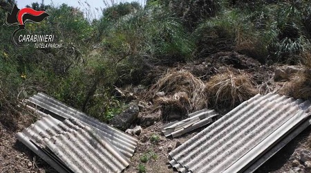 Abusivismo e scarico rifiuti pericolosi al Parco Aspromonte I Carabinieri Forestali deferiscono tre persone