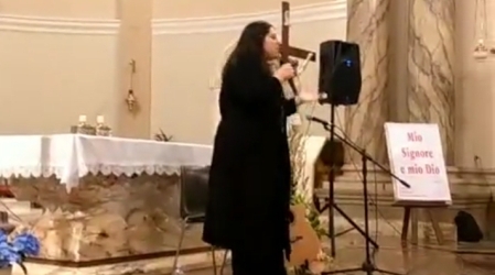 Testimonianza di fede cristiana di Debora Vezzani La musicista ha raccontato la sua esperienza di vita in un evento svoltosi a Delianuova