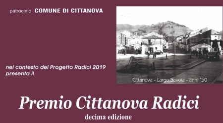 Al via la decima edizione del “Premio Cittanova Radici” L'evento si svolgerà nel pomeriggio presso il Polo per la Legalità