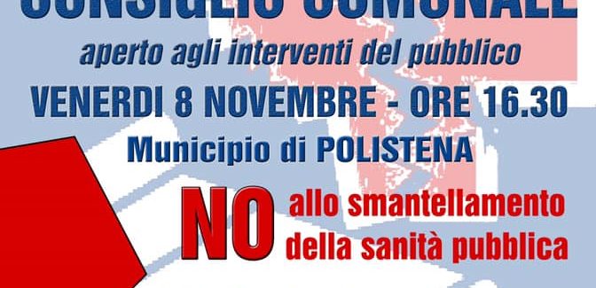 Ospedale Polistena, scatta la mobilitazione Il sindaco Tripodi convoca per venerdì il consiglio comunale aperto 