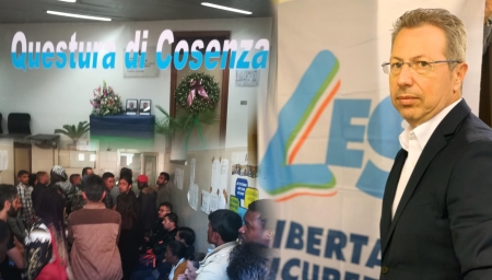 LeS, impressionante la situazione all’Ufficio Immigrazione della Questura di Cosenza Nota di Renato Guaglianone, Segretario Generale Provinciale del sindacato di Polizia LeS (Libertà e Sicurezza)