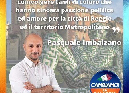 “Cambiamo con Toti”, Pasquale Imbalzano vice coordinatore vicario provinciale E Responsabile degli Enti Locali