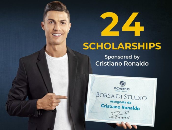 Ronaldo dona 24 borse di studio eCampus, candidature dal 4 agosto