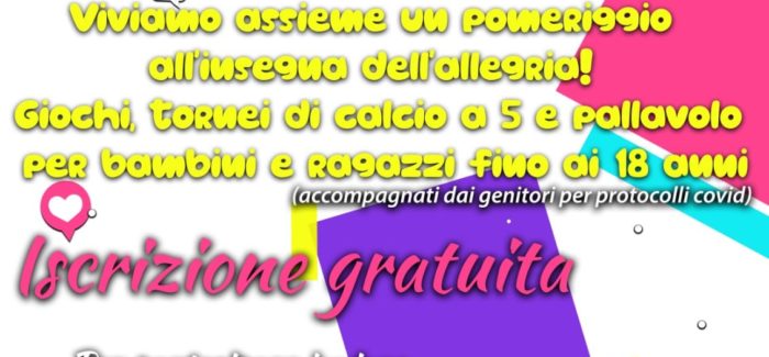 Gallico, il 12 agosto il primo appuntamento con l’Oratorio Itinerante L’evento sportivo è promosso dall’Associazione “Il sorriso di don Bosco” e dalla PGS Aurora Gallico