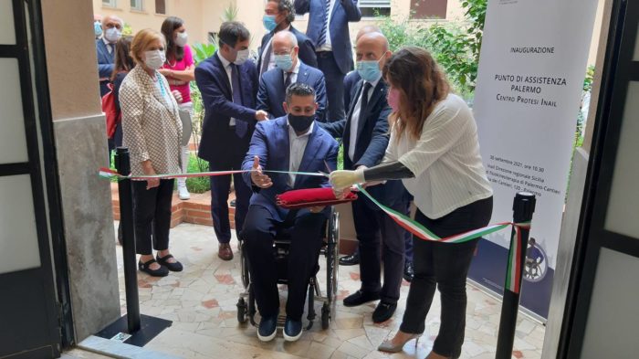 Inail, aperto a Palermo un nuovo punto di assistenza per disabili gravi