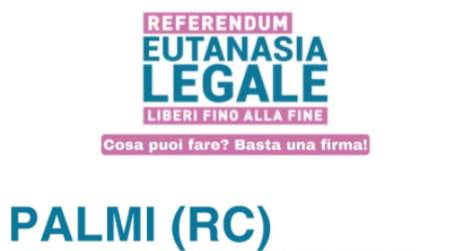 Referendum “Eutanasia Legale”, sabato a Palmi la raccolta delle firme Si terrà in Piazza Primo Maggio l'ultimo tavolo per raccogliere le firme per il referendum promosso dall'Associazione Luca Coscioni