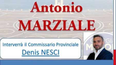 Reggio Calabria. Antonio Marziale (FdI) in comizio a Piazza Camagna ore 19.00 All'incontro interverrà Denis Nesci,  Commissario Provinciale di Fratelli d'Italia