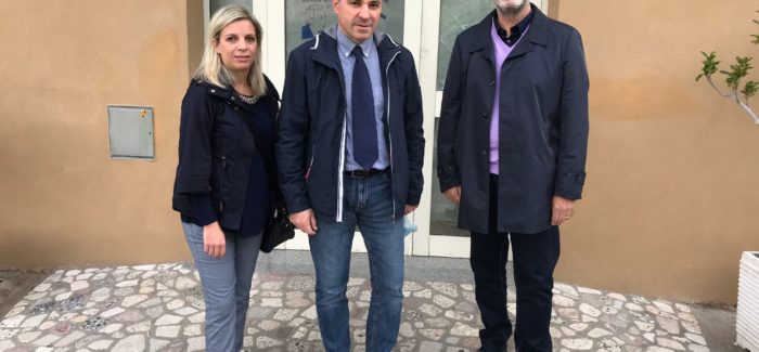 Il presidente Bognoni in visita alla sede di Catona Centro Servizi per il Volontariato vicino all’IPF “Gilberto Perri”