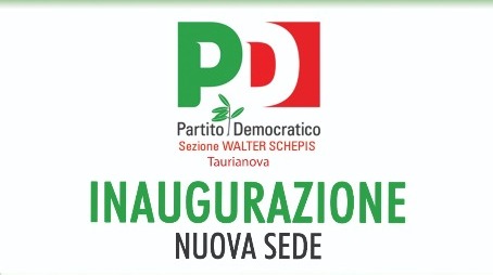 Taurianova, stasera l’inaugurazione della nuova sede del Partito Democratico Sarà alle ore 18 e darà l'inizio al tesseramento