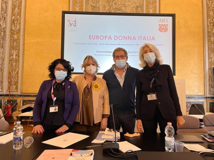 Tumore al seno, Miccichè incontra Europa Donna “Massima collaborazione”