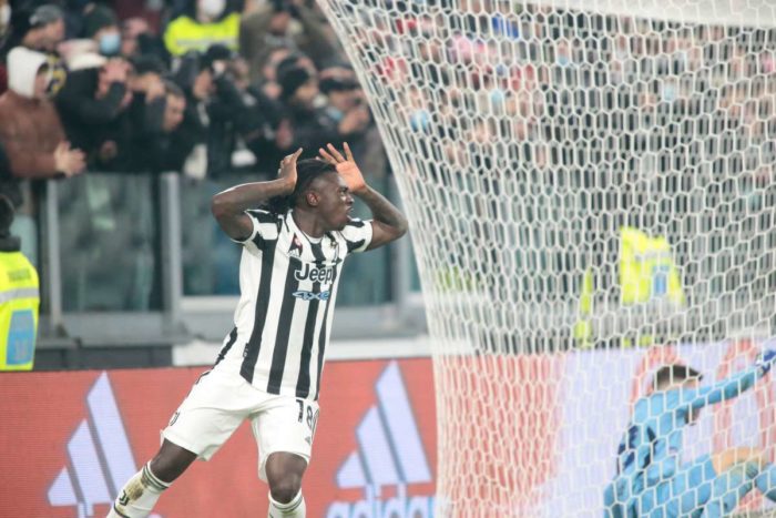 Juventus-Cagliari 2-0, Kean e Bernardeschi a segno