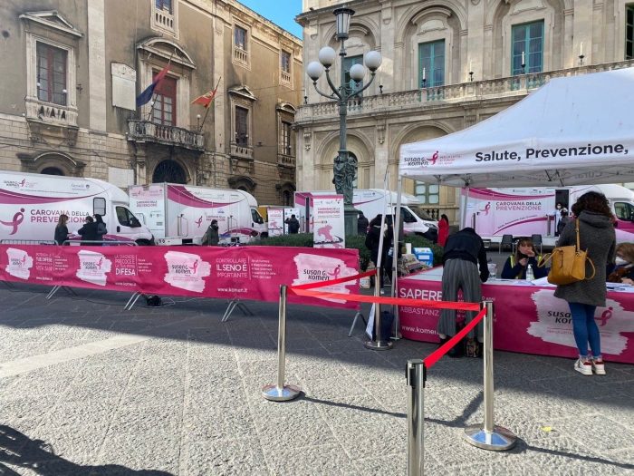 Fa tappa a Catania la “Carovana della Prevenzione” di Komen Italia