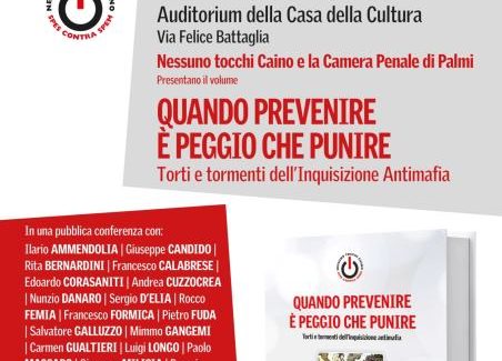 Oggi a Palmi gli errori giudiziari che hanno stravolto la vita delle persone e delle aziende Alle ore 16.30 presso la Casa della Cultura organizzato da "Il Riformista", "Nessuno tocchi Caino" e la "Camera Penale di Palmi". Tra i casi in discussione quello di Luigi Longo direttore di Approdo Calabria