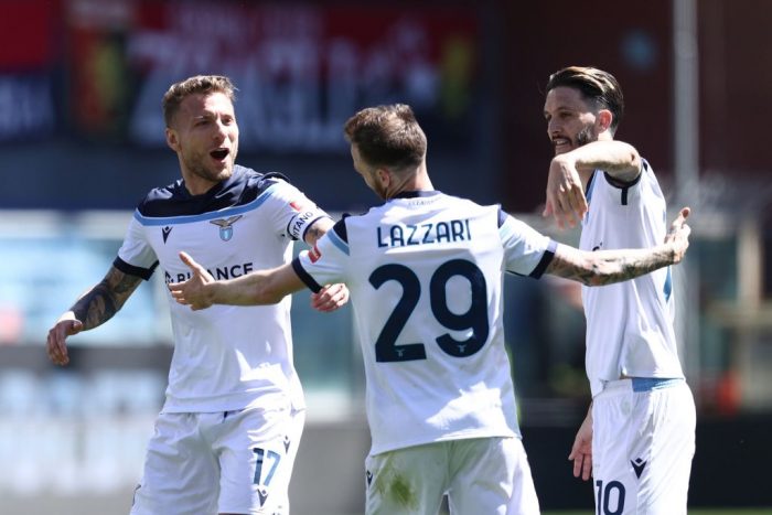 Immobile trascina la Lazio a Marassi, Genoa sconfitto 4-1