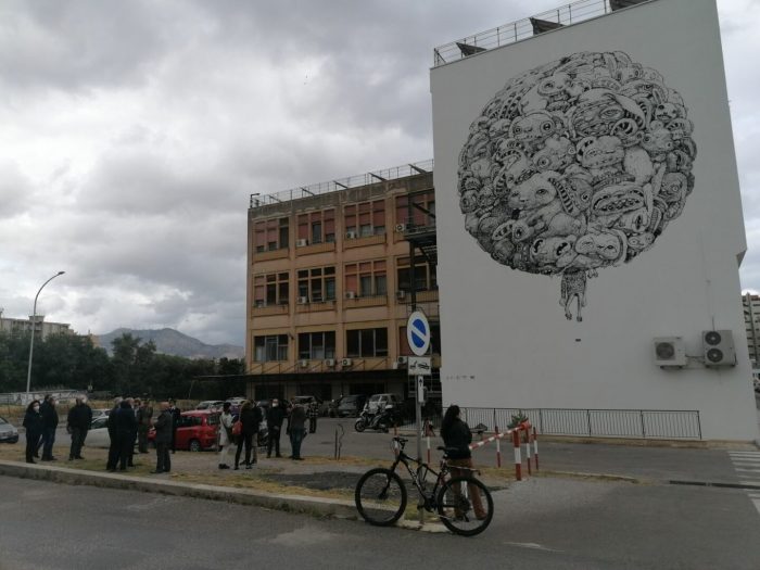 Un murale Mangia-Smog all’Università di Palermo