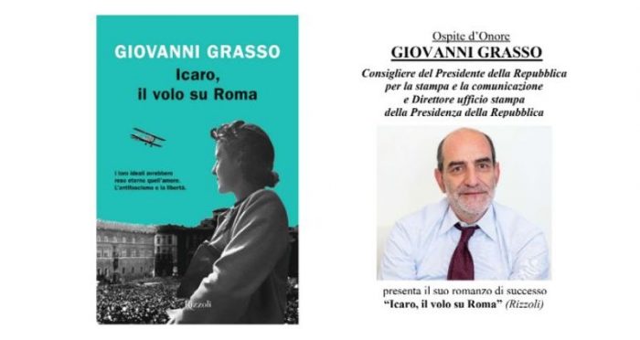 “Icaro, il volo su Roma”, Giovanni Grasso presenta il suo romanzo a Messina