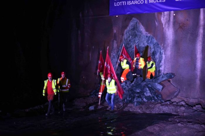 Webuild, collegati i due lotti della galleria di base del Brennero