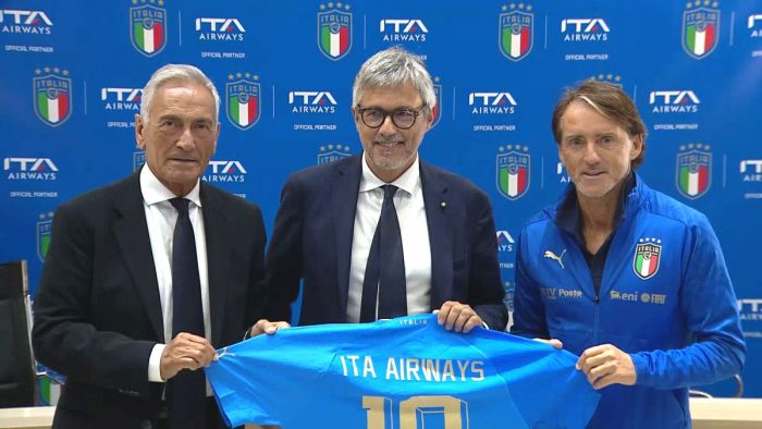 ITA Airways e Federcalcio insieme per far volare le Nazionali