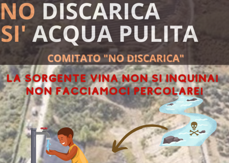 Sit in di protesta “No discarica La Zingara – Sì acqua pulita” Sabato 17 Settembre a Palmi 