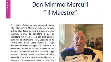 Gioia Tauro, Elogio del professore Priolo al presidente onorario della Gioiese don Mimmo Mercuri Carmelo Priolo, laureato con il massimo dei voti in Pedagogia all'università degli studi di Messina, laureato in Filosofia all'Università di Urbino, è Docente di Sostegno nelle scuole superiori