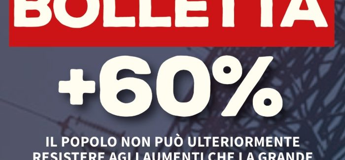 Scatta la protesta dei cittadini a Reggio Calabria contro l’aumento indiscriminato delle bollette energetiche Il Coordinamento cittadino di Unione Popolare Reggio Calabria aderisce convintamente alla giornata di mobilitazione nazionale contro il caro bollette e il carovita organizzata per mercoledì 12 ottobre dall'Unione Sindacale di Base USB anche in città con volantinaggio a Piazza del Popolo la mattina e nel pomeriggio dalle 18:30 con un presidio aperto alla cittadinanza in Piazza Italia