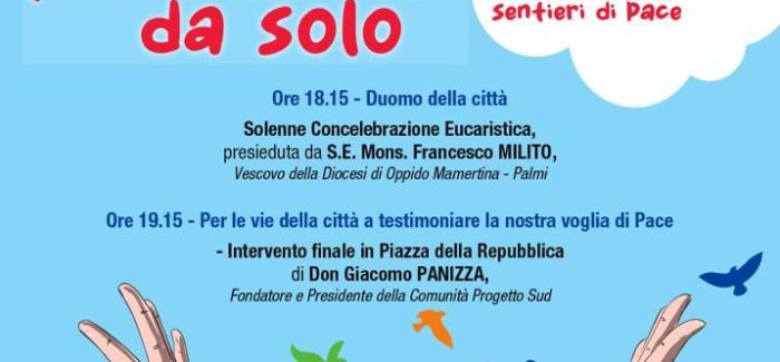 Marcia della Pace di Polistena, la sezione ANPI “Teresa Talotta Gullace” aderisce Promossa dall'Associazione "Il Samaritano" e dalla "Parrocchia Santa Marina Vergine" che avrà luogo domenica 1 Gennaio 