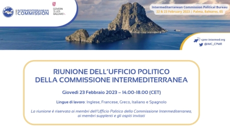 Occhiuto domani a Maiorca per ufficio politico CRPM "Calabria presente al dibattito internazionale sul futuro dell'Europa e del Mediterraneo"