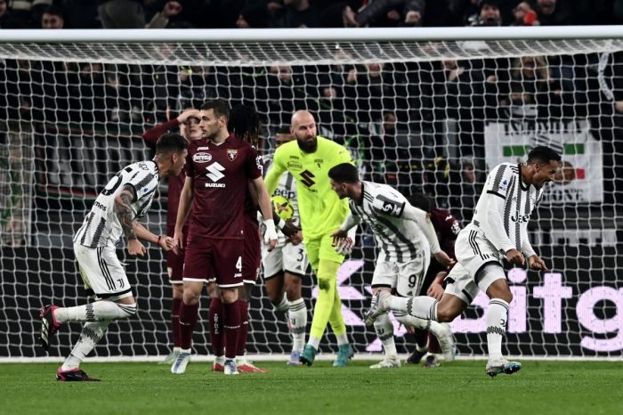 Juventus-Torino 4-2, vittoria bianconera in rimonta