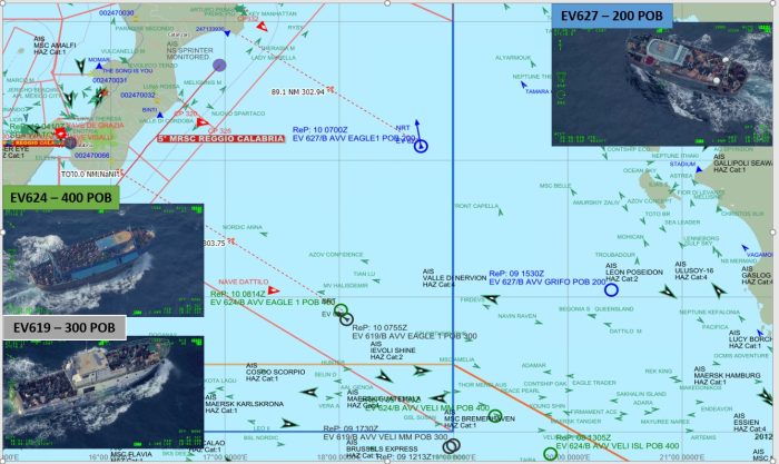 Guardia Costiera “Mille migranti in pericolo al largo della Calabria”