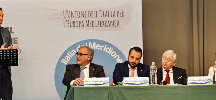 GRANDE PARTECIPAZIONE AL CONGRESSO COSTITUENTE DI ITALIA DEL MERIDIONE  DI STIMA E LEGITTIMAZIONE POLITICA NAZIONALE AL NUOVO PARTITO