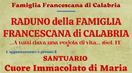 A Paravati il raduno della famiglia Francescana in Calabria Gli anni che andiamo vivendo, sono segnati dalla memoria di passaggi importanti del cammino di vita di S. Francesco d’Assisi nel suo ultimo tratto