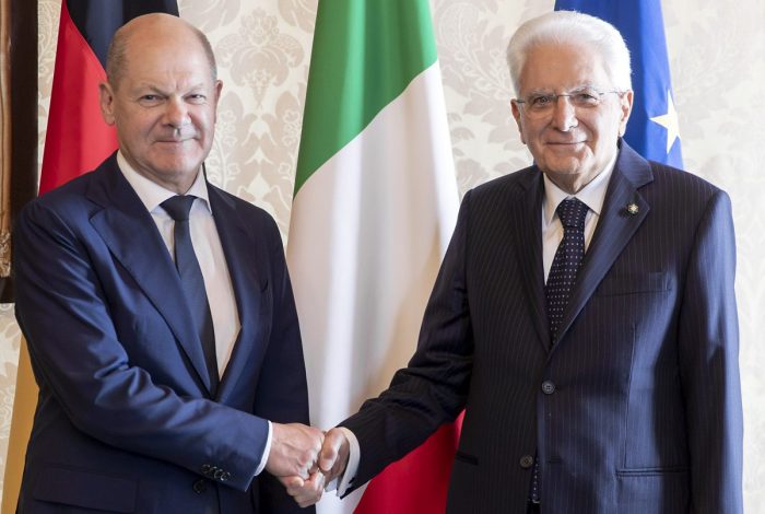 Ue e Ucraina al centro dell’incontro tra Mattarella e Scholz