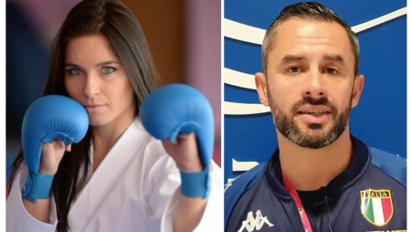 Karate, due campioni del mondo a Reggio Calabria Tutto pronto  nel Centro Sportivo "Matteo Pellicone"  in via Frangipane  per accogliere Sara Cardin e Vincenzo Figuccio,  due pluricampioni del Mondo e d'Europa  che per tanti anni hanno fatto squillare l'inno di Mameli nei palazzetti di tutto il mondo