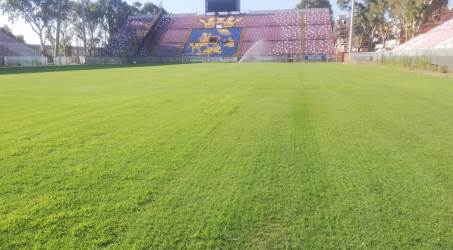 Manutenzione in corso sul manto erboso dello Stadio Granillo: il terreno di gioco sarà pronto per l’avvio del campionato Il Consigliere delegato allo Sport Giovanni Latella ha effettuato un sopralluogo sul rettangolo verde del Granillo ringraziando i tecnici per l'ottimo lavoro svolto