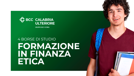 La BCC della Calabria Ulteriore investe nelle giovani generazioni con 4 Borse di Studio in Finanza Etica La BCC della Calabria Ulteriore, sempre attenta al futuro delle giovani generazioni, continua a promuovere iniziative mirate