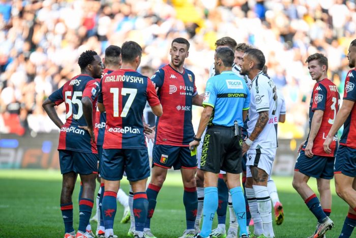 Pareggio last minute dell’Udinese, 2-2 contro il Genoa