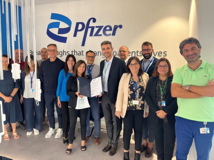 Stabilimento Pfizer di Ascoli riceve certificazione su parità di genere