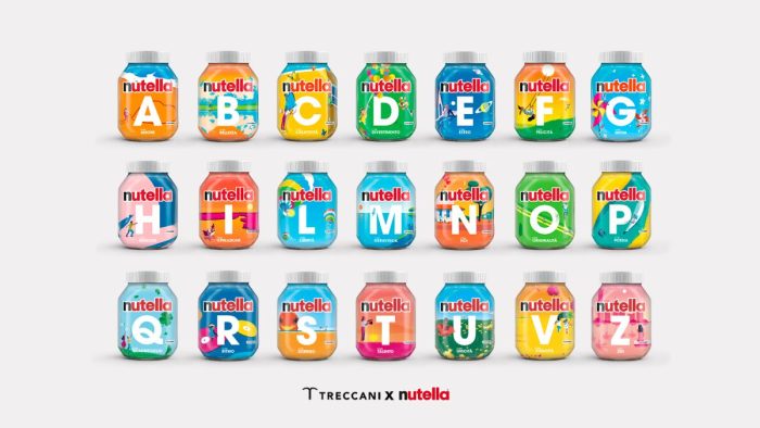 Nutella, una limited edition con Treccani celebra le parole