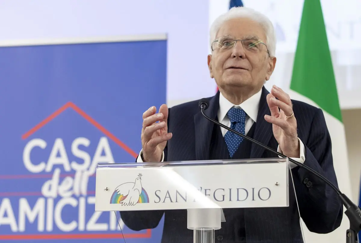 Mattarella alla Casa dell’Amicizia “Solidarietà vero animo dell’Italia”