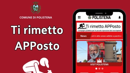 Polistena, Campagna “Ti rimetto APPosto” Campagna pubblica per le piccole riparazioni dei marciapiedi