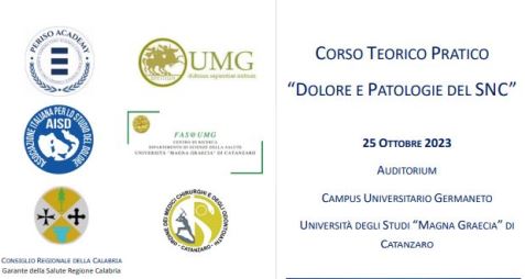 Congresso Dolore e Patologie all’Auditorium Università Catanzaro Le patologie del sistema nervoso centrale dal dolore alla epilessia, passando dall'autismo, sono quadri che al di là della epidemiologia o della incidenza nella popolazione generale e dell'età di insorgenza hanno come denominatore comune la riduzione della qualità della vita con un coinvolgimento della famiglia e dei caregiver