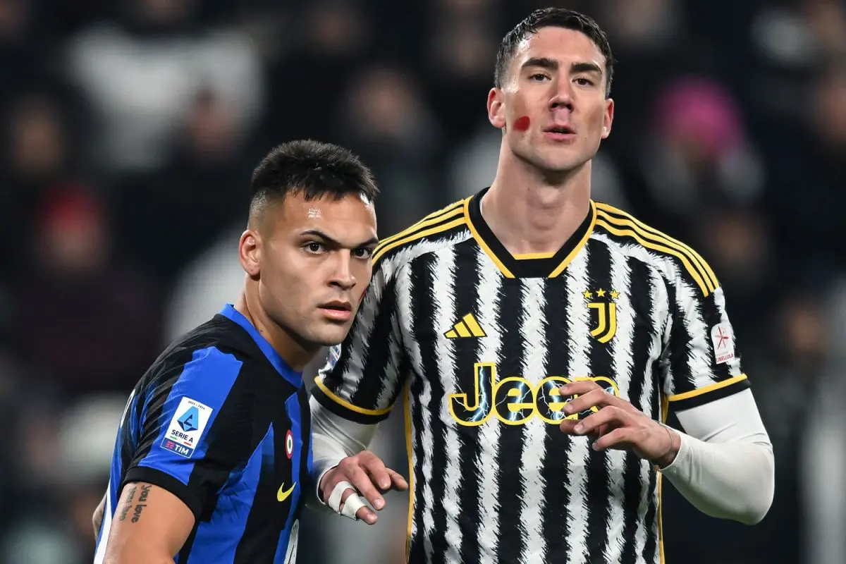 Vlahovic e Lautaro, finisce 1-1 il derby d’Italia