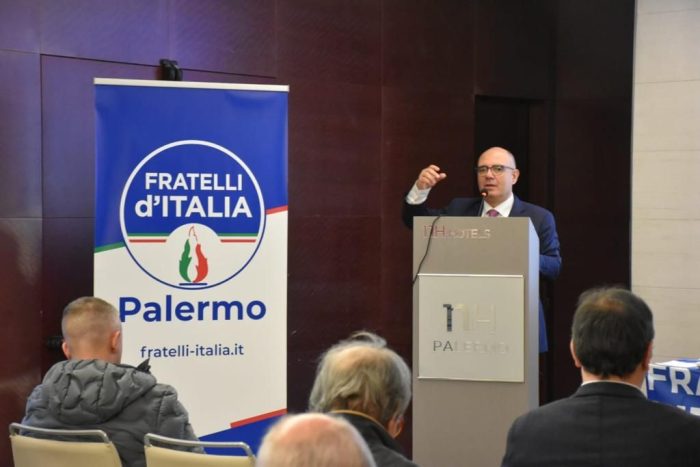 Il senatore Russo di Fdi confermato presidente provinciale di Palermo